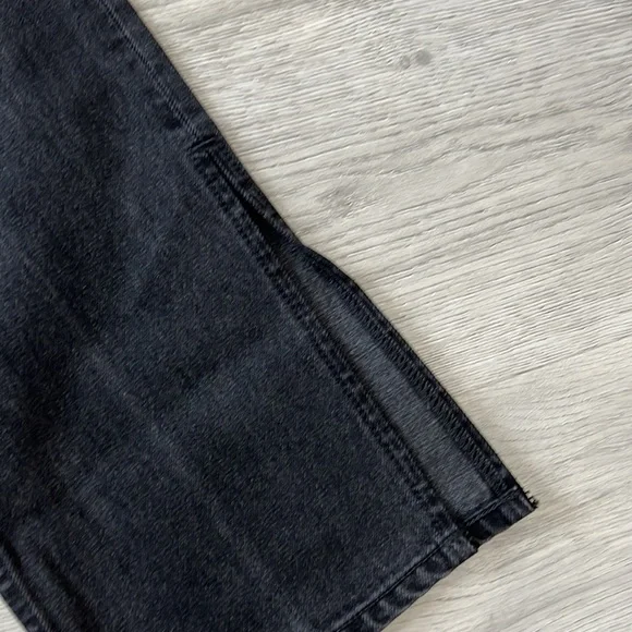 GRLFRND Black Hailey Low Rise Slim Boot Jean with Slit - Picture 4 of 10